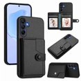 thumbnail image 3 of FOXDOCK Case for SAMSUNG Galaxy A16 RFID-Blocking Card Holder - Stylish Button Closure Design, 3 of 4