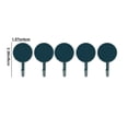 thumbnail image 3 of Vaidha 5-Pack Adhesive Wall Hooks For Bathroom And Kitchen - No-Drill Damage- Installation - Strong Adhesive 360 Rotation - Ideal For Hanging Towels Utensils, 3 of 6