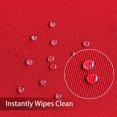 thumbnail image 2 of ORUYROP 210GSM Round Table Cloth, Oil-Proof Spill-Proof and Water Resistance Microfiber Tablecloth, Decorative Fabric Circular Table Cover for Outdoor and Indoor Use (Rio Red, 120 Inch Diamete, 2 of 7