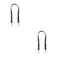 thumbnail image 4 of relayinert Stylish Shoulder Strap For Bag PU Leather Craftsmanship Multi-Color Options Classic Shoulder Bag Strap Bag Accessories black 2Set, 4 of 6
