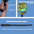 thumbnail image 3 of Full Carbon Fiber Pickleball Paddle With Paddle Cover & 2 Ball, Sweat - Resistant Comfort Grip & Durable Edge Guard, 3 of 5
