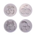 thumbnail image 1 of Multifunction Cherry Shape Silicone Mold Shiny Cherry Pendant Molds DIY Ornament, 1 of 3