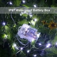 thumbnail image 4 of 33 Feet 100 Led Fairy Lights Battery Operated with Remote Control Timer Waterproof Silver Wire Twinkle String Lights for Bedroom Indoor Outdoor Wedding Dorm Decor White 3Pack（Buy 2 Get, 4 of 9