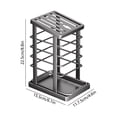 thumbnail image 3 of Aufmer Countertop Knife Storage Rack, Stainless Steel Knife Holder with Drainage Tray, Integrated Kitchen Knife Block for Multiple Blades, 3 of 5