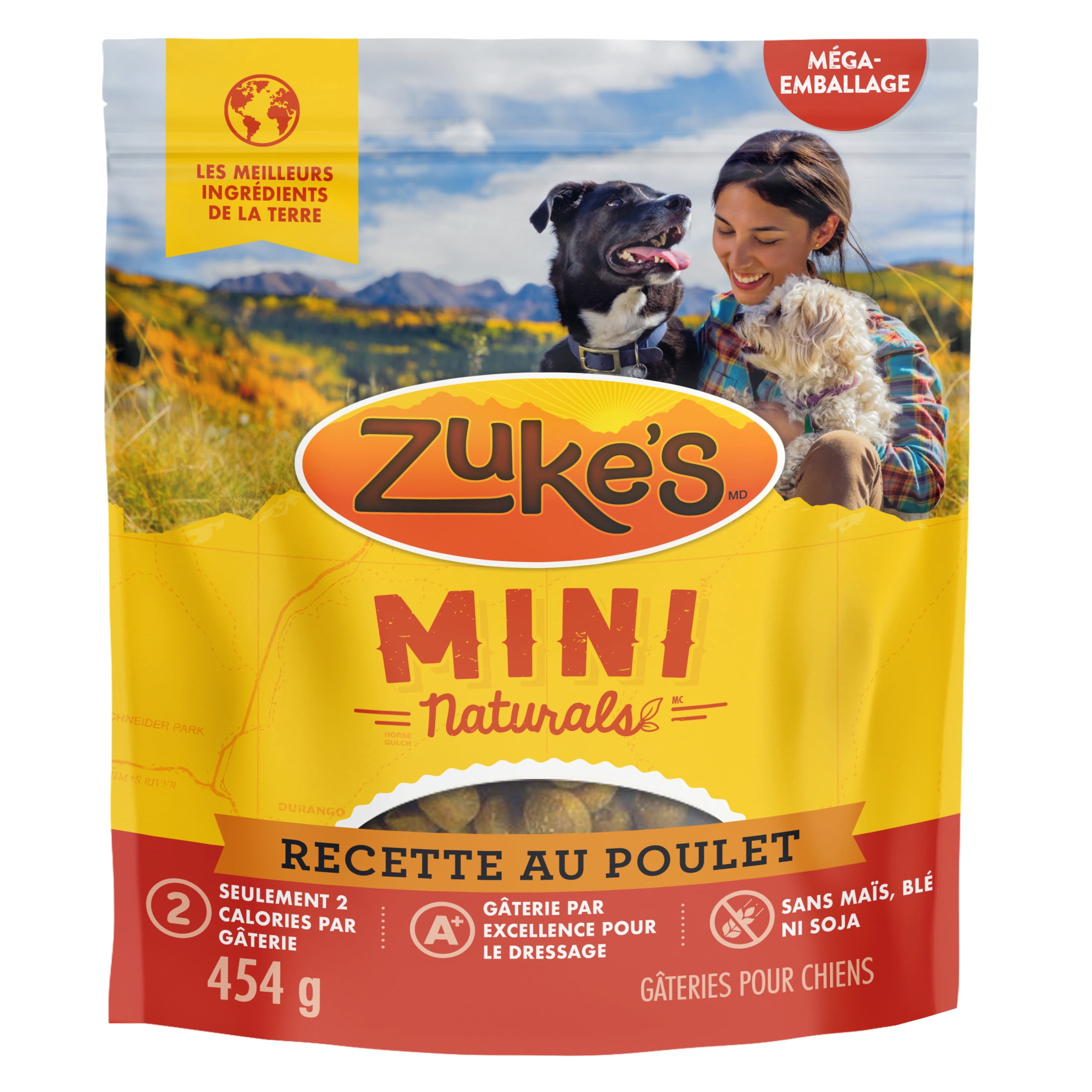 Zuke’s Mini Naturals Recette au Poulet, Gâteries pour Chiens