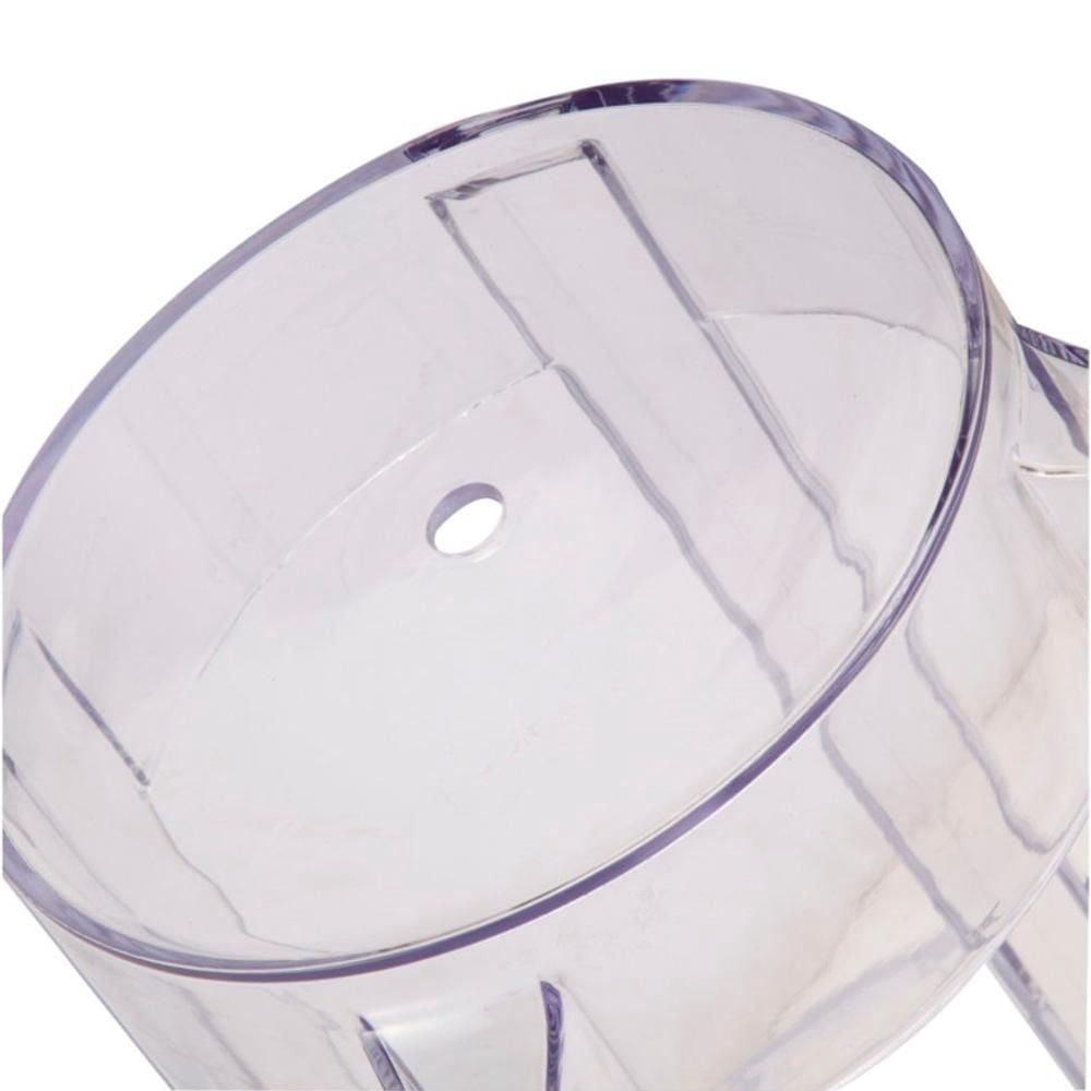Tabouret de bar en plastique transparent Heavenly Collection LOT DE 2