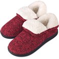thumbnail image 1 of VONMAY Bottes Pantoufles Duveteuses pour Femmes Bottillons en Mousse Mémoire Chaussures de Maison Intérieur Extérieur, 1 of 5