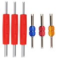 thumbnail image 1 of Aracey Ensemble d'Outils de Retrait de Noyau de Valve 6 Pcs - Systèmes A/C à Double Tête pour Pneus, Outils de Retrait de Noyau de Tige de Valve Schrader, Outils de Réparation de Pneus R134A R12, Outil de Retrait de Noyau de Valve de Climatisation CVC, Outil de Valve Schrader, 1 of 4