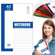 AKEGAMN Clearance! Composition Notebook Wide Ruled 1Pack 30\40sheets A5 Size Notebooks For School Notebooks For Work Wide Ruled Notebook SLEEK DESIGN:These composition notebooks are created with a s