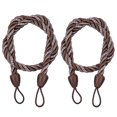 thumbnail image 1 of 2 Pcs Embrasses pour Cordons de Rideaux, Embrasses à Boucle en Corde de Polyester de 27 Pouces pour Rideaux de Fenêtre, Déco Nautique, Embrasses Légères Ou Robustes pour Rideaux, 1 of 1