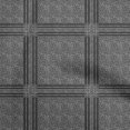 thumbnail image 1 of oneOone Viscose Chiffon Black Fabric Geometric Craft Projects Decor Fabric Printed By The Yard 42 Inch Wide, 1 of 4