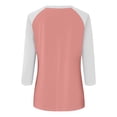 thumbnail image 4 of Birdeem Blouse pour Femmes Mode pour Femmes T-Shirt Imprimé Manches 3/4 Blouse Col Rond Hauts Décontractés, 4 of 12