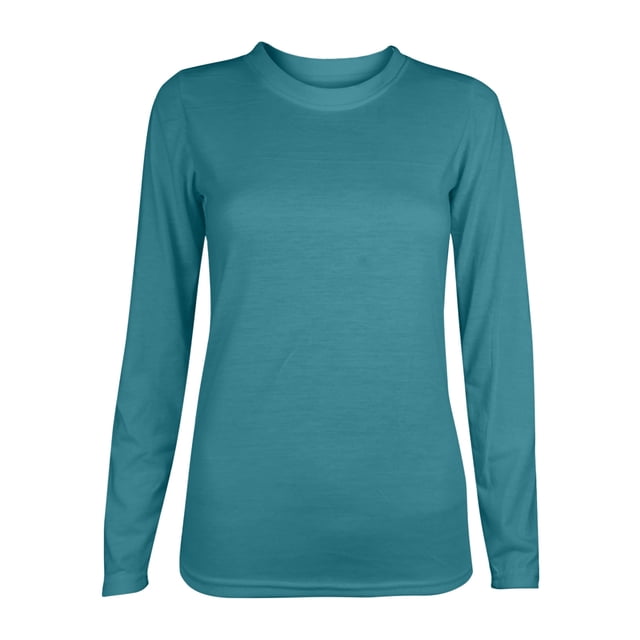 MeetoTime Womens T-Shirt Basic Long Sleeve Crew Neck Solid Color Tee Tops Blouse Casual Tunic Tops