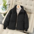 thumbnail image 3 of Redempat Winter Essential Comfortable And Warm Women S Puffer Jacket Easy To Clean Stylish And Fashionable red S, 3 of 6