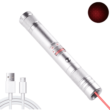 Long Range High Power Tactical Red Dot Light Presentation Pointer USB Recharge Outdoor Interactive Cat Laser Toy