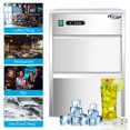 thumbnail image 4 of Costway Machine à Glaçons Automatique en Acier Inoxydable 58lbs/24h Freestand Usage Domestique Commercial, 4 of 10