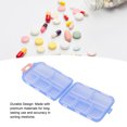 thumbnail image 4 of Étui à Médicaments, Boîte à Médicaments en Plastique Compacte pour Médicaments Bleu, Blanc, Rouge Rose, Violet, 4 of 7