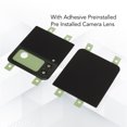thumbnail image 4 of for Galaxy Z Flip 4 Z Flip 4 5G F721 Back Glass Replacement, Flip Phone Back Glass Replacement Back Cover with Pre Installed Tape Camera Lens + Tools, 4 of 7