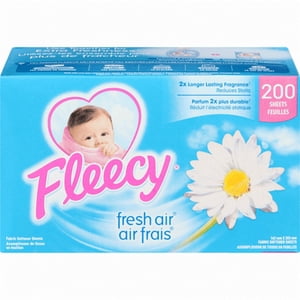 Feuilles de sécheuse assouplissant le tissu, fraîches Air