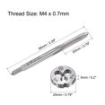 thumbnail image 2 of Unique Bargains M4 x 0.7mm Metric Tap and Die Set Machine Thread Tap with Round Die, 2 of 6