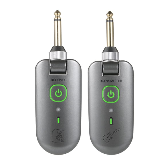 Riwcyla double W3 Portable UHF Sans Fil Guitare et Ensemble Transmission 50 m Audio Système Sans Fil Intégré, Batterie Rechargeable Intégrée pour Basse Guitare Électrique Violon