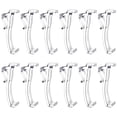 thumbnail image 1 of 12 Pack Valance Blind Clips 2.5 Inch Horizontal Blinds Parts Replacements Plastic Clear Curtain Shades Decorative Accessories, 1 of 8