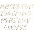 thumbnail image 2 of Unfinished Wood Letter P, Craft Alphabet 12'' Tall Wooden Letter Wall Décor, Bellany Script Font, 2 of 3