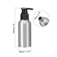 thumbnail image 2 of Unique Bargains 4oz/120ml Aluminium Pump Bottle with Pump Cap,Empty Refillable Container Travel Bottle, 2 of 5