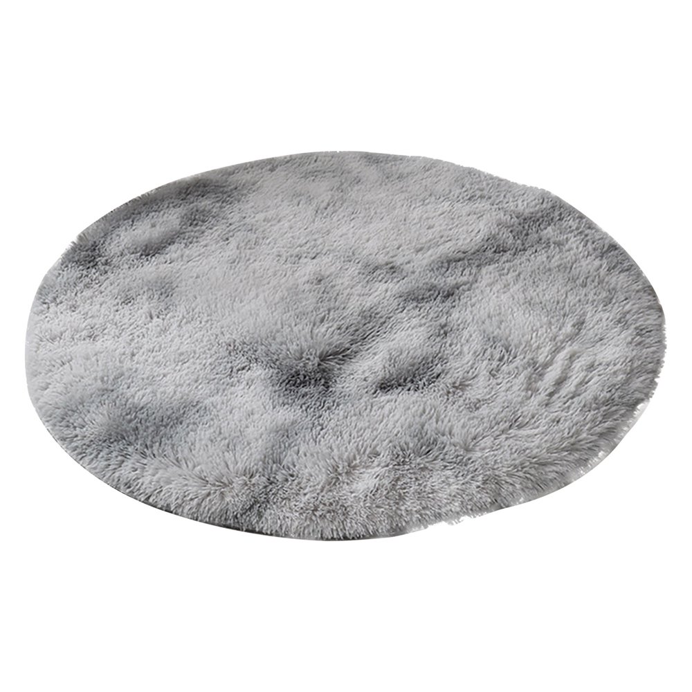 Estbridge Multicolor Round Rug For Girls Bedroom Circle Rug For Room Carpet For Teen Girls Room Circular Rug For Nursery Room Fuzzy Plush Rug For Dorm Cute Room Decor For Baby