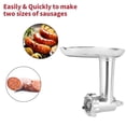 thumbnail image 3 of Meat Grinder Attachment for Kitchenaid Mixer  Metal Food Grinder Attachment Durable Meat Food Processor Attachment for KitchenAid Stand Mixers Includes Sausage Filler Tubers - by, 3 of 7