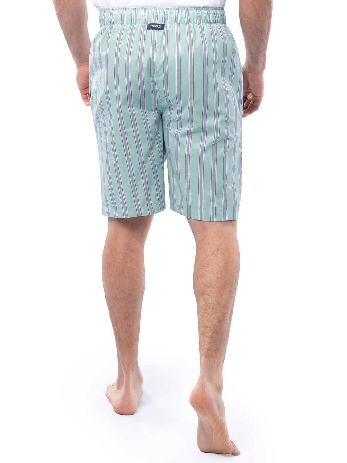 IZOD Men's Cotton Sleep and Lounge Pajama Short, green