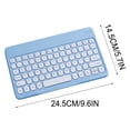 thumbnail image 3 of Clavier de Machine à Écrire Sans Fil Portable Bluetooth Couleur Clavier d'Ordinateur, Mini Machine à Écrire Rétro Sans Fil Compacte au Design Flexible Clavier, Design Compact Ultra-Mince, 3 of 3