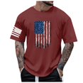 thumbnail image 4 of LUOGENLI T-shirts pour Homme pour Hommes T-Shirt Numérique 2D Imprimé T-Shirt Chemise à Manches Courtes Haut Col à Revers Tee T-shirts Hommes Blanc Pâques T-shirts pour Hommes T-shirts Graphiques Saint-Valentin Vin TTTG, 4 of 5