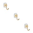 thumbnail image 2 of maskred Multi-purpose Acrylic Luxury Wall Hook Strong Bearing Capacity Suitable For All Settings gold 3Set, 2 of 6