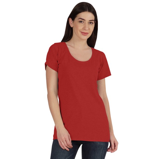 Inkmeso Inkmeso T-shirt à Encolure Dégagée pour Femmes à Manches Courtes d'Été, T-shirt Basique