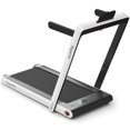 thumbnail image 4 of Patiojoy Tapis Roulant Pliant 2 en 1 Machine de Course Électrique avec Haut-Parleur Bluetooth Blanc, 4 of 6