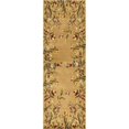 thumbnail image 1 of HomeRoots 352768 2 ft. 6 in. x 8 ft. Runner Wool Gold Area Rug, 1 of 1