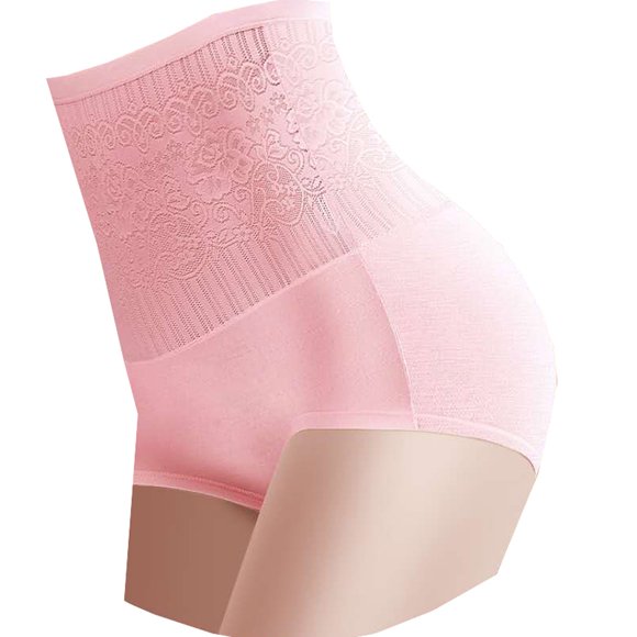 Ersazi Sous-vêtements de Compression Femme Corset Taille Haute Gainant Ventre Gainant Culottes Rehausse-Fesses en Liquidation Rose G