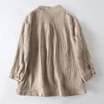 thumbnail image 4 of CEHVOM Chemise à Col Rond à la Mode pour Femme Haut Ample Liquidation, 4 of 7