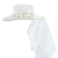 thumbnail image 3 of Western Cowboy Hat with Decorative Letters and Headscarf for Wedding Western Style Dome, 3 of 5