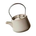 thumbnail image 2 of Tnarru 200ml Ceramic Teapot Porcelain Tea Pot Rustic Chinese Traditional Tea Kettle Teapot Tea Maker for Home Kitchen Camping Hiking white, 2 of 8