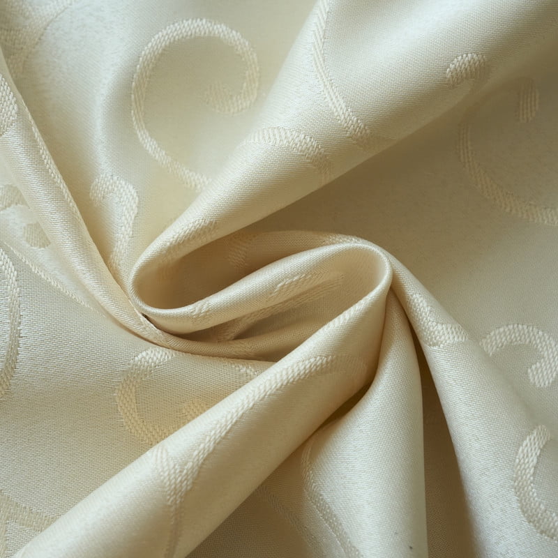 Marina Decoration Jacquard Waterproof Thick Elegant Luxury Premium Solid Damask Branch Scroll Decorative Home Kitchen Tablecloth Liquid Repellent and Stain Resistant