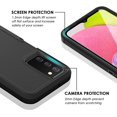 thumbnail image 4 of HAHDAXIA for Samsung Galaxy A03s Phone Case, Shockproof Protective with Dual Layer, Drop Proof Case with Rugged Military Grade Protection, Heavy Duty Mobile Phone Cover (Black), 4 of 7