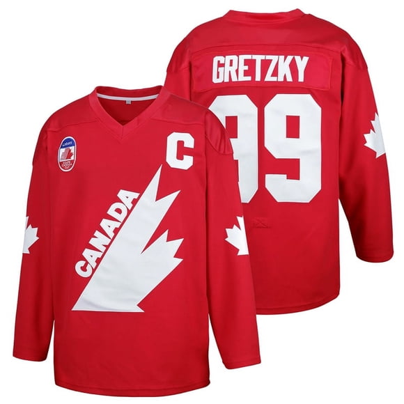 1991 Coupe Team Canada Cup 99 Gretzky Chandail de Hockey Rétro