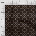 thumbnail image 2 of oneOone Georgette Viscose Black Fabric Geometric Craft Projects Decor Fabric Printed By The Yard 42 Inch Wide, 2 of 4