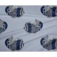 thumbnail image 4 of oneOone Tissu Polyester Lycra Tissu à Imprimé Bloc Poisson au Mètre 56 Pouces de Large, 4 of 4