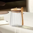thumbnail image 4 of Glass Storage Jars with Lids and Spoons for Kitchen,Airtight Glass Jar Storage Container Wide Mouth Clear Candy Glass Canister Cute Decorative Jars for Coffee Beans,Tea Leaves,Grains,Dried Fruits, 4 of 8