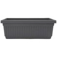 thumbnail image 1 of The HC Companies 24-Inch Venetian Window Planter Box with Drain Plug, Warm Gray, 1 of 8