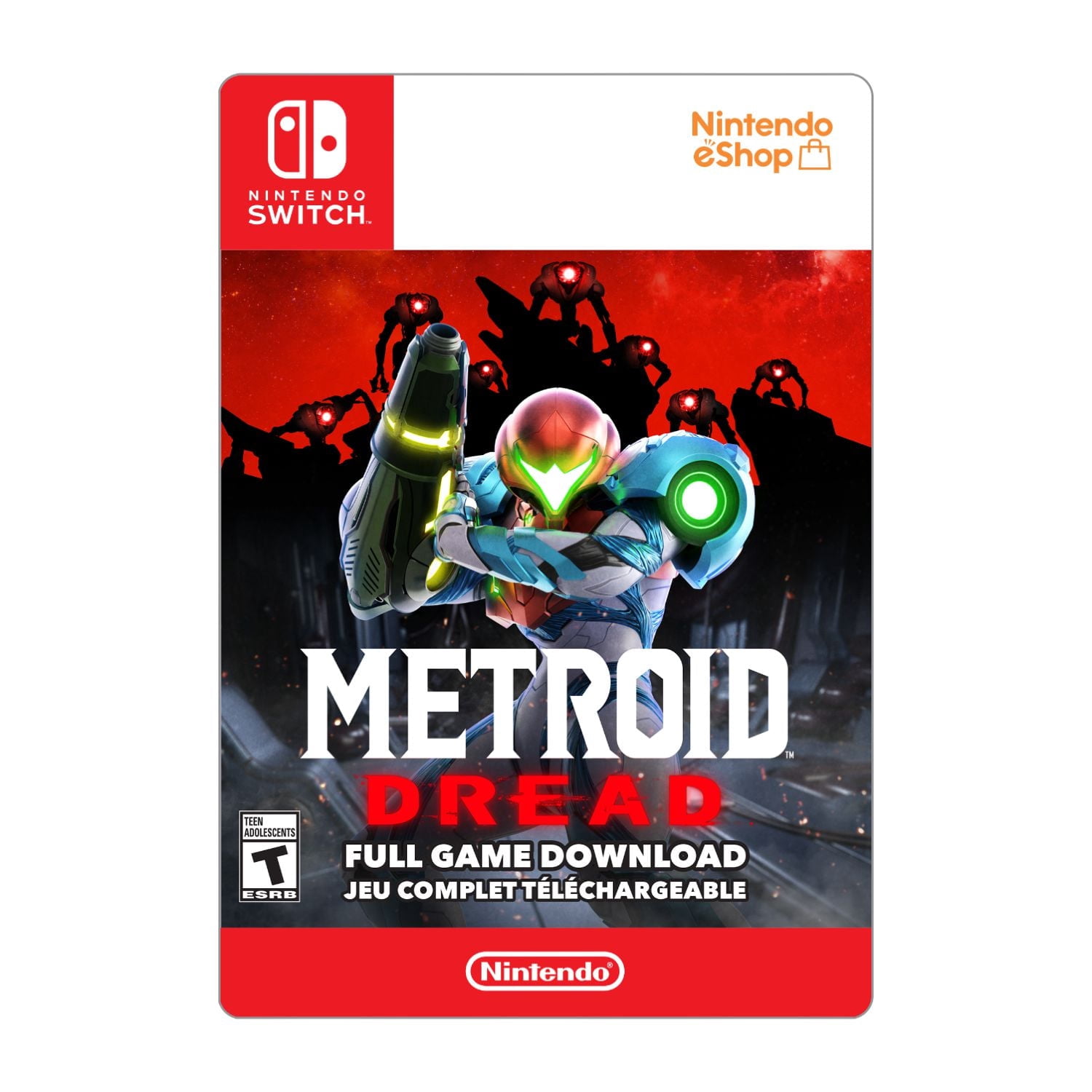 Nintendo Switch Metroid Dread $79.99 (Code Numérique)