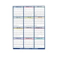 thumbnail image 1 of Yhmxh Calendrier Effaçable Adhésif Double Face Mural Anglais 2025 Style Pliable, 1 of 6